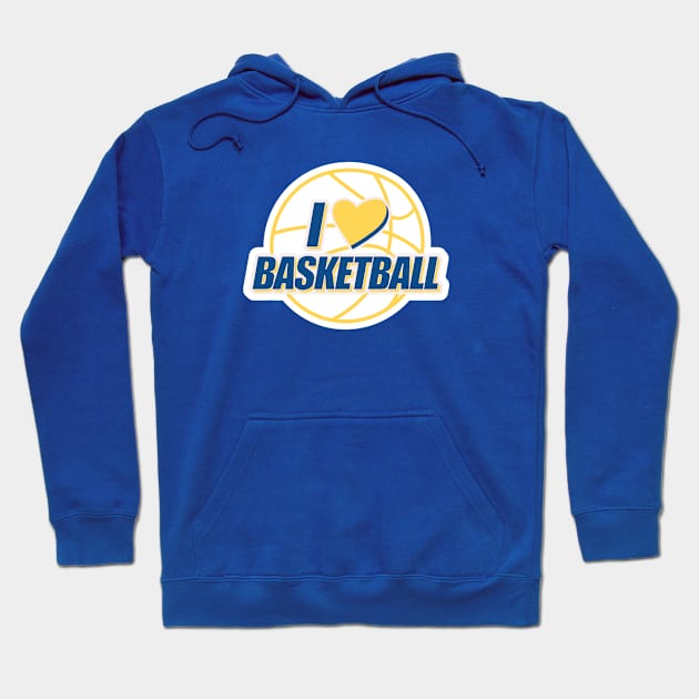 I Heart Basketball Hoodie by Hayden Mango Collective 